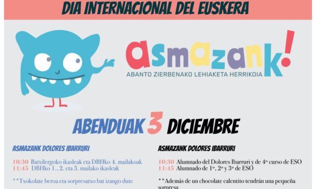 Día INTERNACIONAL del Euskara – Concurso ASMAZANK 3 de diciembre