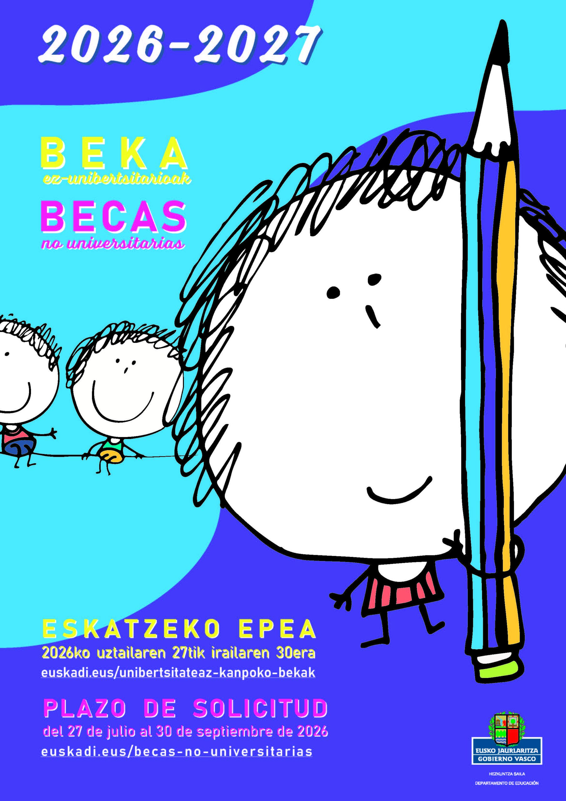 Beka eskabidea 2026-27 kartela